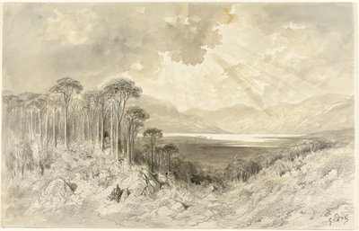Skotskt landskap, 1873 av Gustave Dore