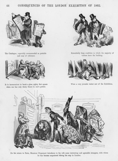 Sketcher Humorous and Grotesque av Gustave Dore (gravyr) av Gustave Dore