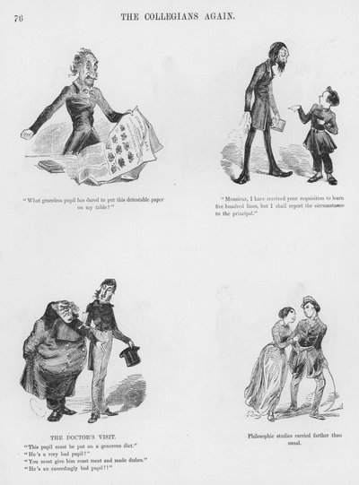 Sketches Humorous and Grotesque av Gustave Dore (gravyr) av Gustave Dore