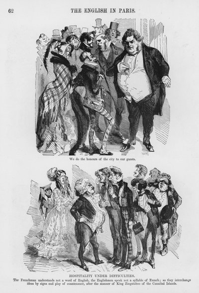 Sketches Humorous and Grotesque av Gustave Dore (gravyr) av Gustave Dore