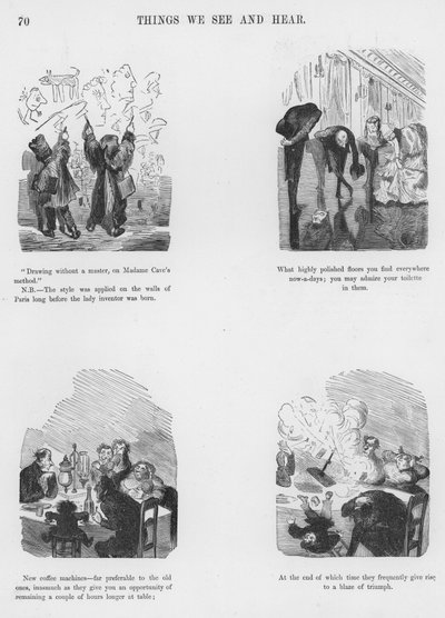 Sketches Humorous and Grotesque av Gustave Dore (gravyr) av Gustave Dore