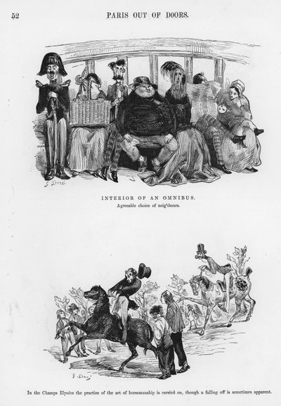 Sketches Humorous and Grotesque av Gustave Dore (gravyr) av Gustave Dore