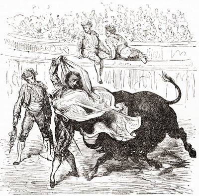 Spanien. Ur Life and Reminiscences of Gustave Dore, publicerad 1885. av Gustave Dore