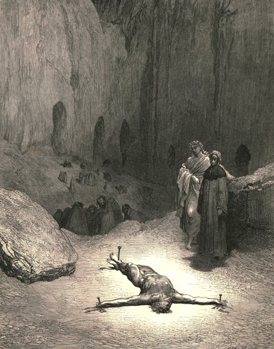 Den där genomborrade anden...var han som gav fariséernas råd, ca 1890. av Gustave Dore