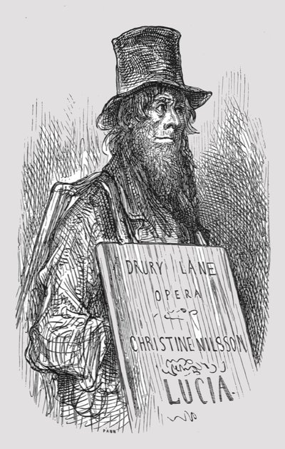 "Den animerade smörgåsen", 1872. av Gustave Dore