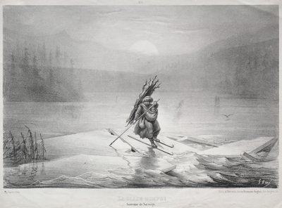 The Breaking Ice, Souvenir of Norway av Gustave Dore