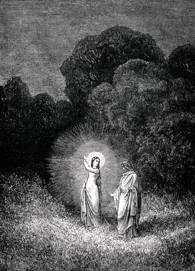 Den gudomliga komedin Helvetet av Gustave Dore