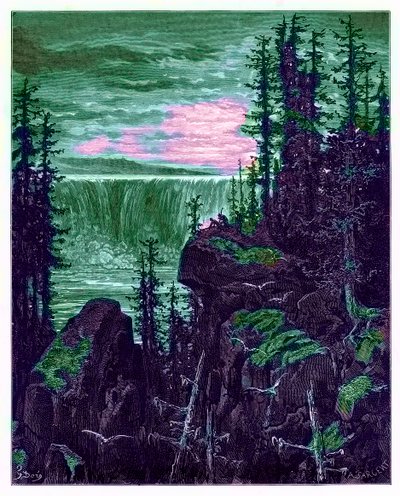 The Falls of Niagara, illustration från 