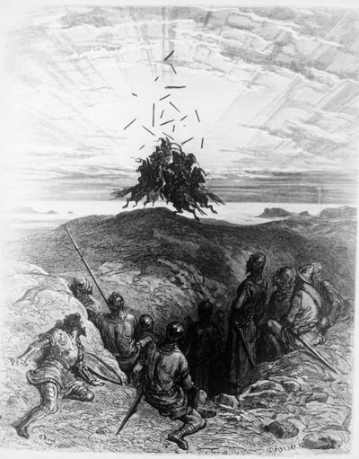 The Frenzy of Orlando av Gustave Dore