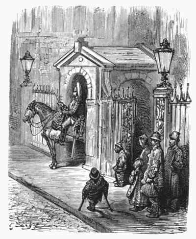 "Hästvakterna", 1872. av Gustave Dore