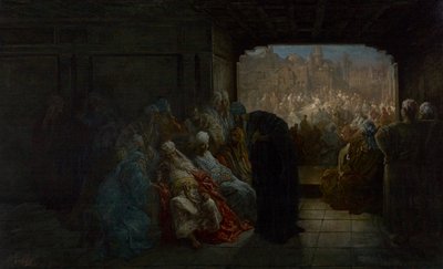 Kaifas hus, 1875 av Gustave Dore