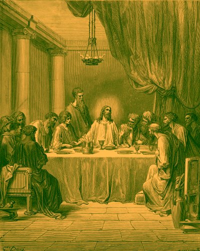 Den sista måltiden - Bibeln av Gustave Dore