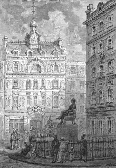 "Monumentet till George Peabody", 1872. av Gustave Dore