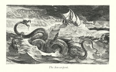 Sjöormen (gravyr) av Gustave Dore