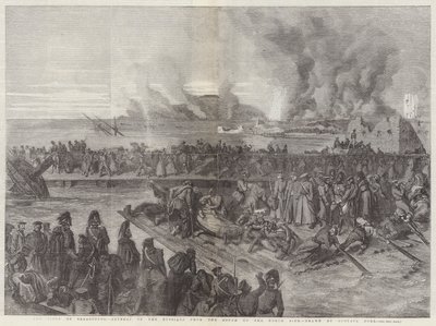 Belägringen av Sebastopol, ryssarnas reträtt från söder till norra sidan av Gustave Dore