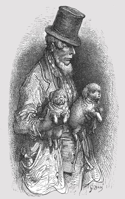 "The West End Dog Fancier", 1872. av Gustave Dore