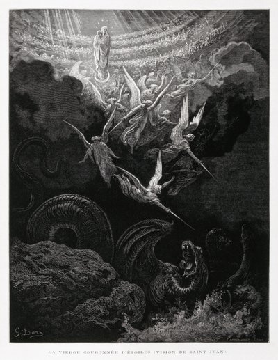 Kröningen av Jungfrun av Gustave Dore
