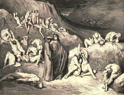 Skorpan kom dragen underifrån i flingor, c1890. av Gustave Dore