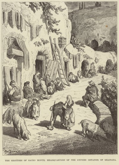 Sacro Montes grottor av Gustave Dore
