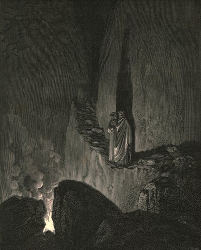 Guiden, som markerade hur jag såg uppmärksam, började alltså, c1890. av Gustave Dore