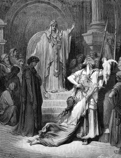 Salomos dom - Bibeln av Gustave Dore