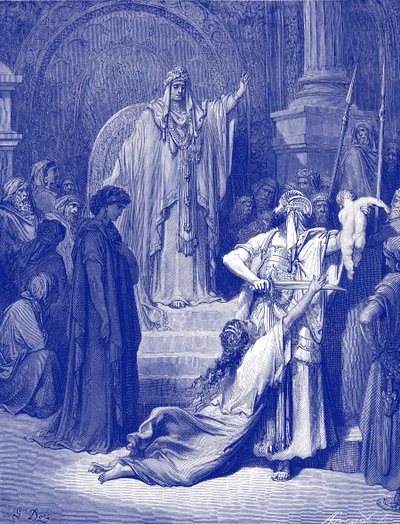 Salomos dom - Bibeln av Gustave Dore