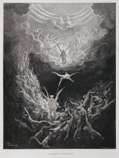 Den sista domen, Illustration från Dore-bibeln av Gustave Dore