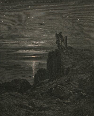 Därifrån utfärdade vi återigen stjärnorna, c1890. av Gustave Dore