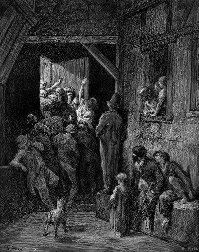 Slå ut honom, Ratcliff av Gustave Doré av Gustave Dore