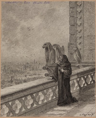 Claude Frollo. av Gustave Fraipont