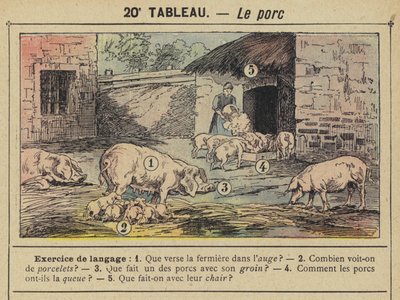 Fläsket (färgmedlemmar) av Gustave Fraipont