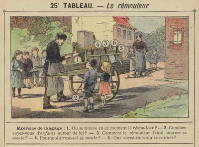 Kvarnen (färg litho) av Gustave Fraipont
