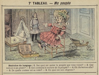 Min docka (färg litho) av Gustave Fraipont