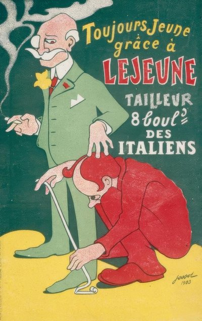Alltid ung tack vare LEJEUNE TAILEUR av Gustave Henri Jossot