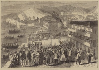 General Montaubons ankomst till Hong-Kong av Gustave Janet
