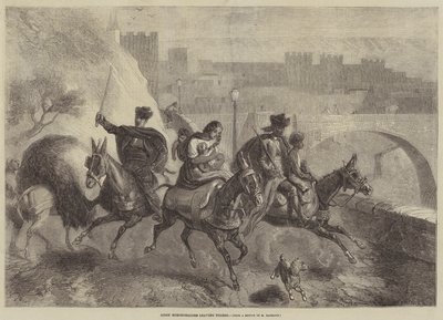 Gipsy Horsedealers lämnar Toledo av Gustave Janet