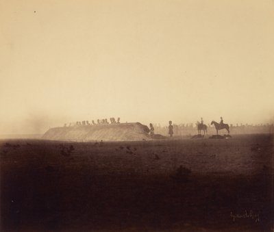 Kavalleriets manövrar, 3 oktober av Gustave Le Gray