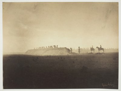 Chalons läger: Manövrar den 3 oktober Camp de Châlons: manövrar den 3 oktober 1857. av Gustave Le Gray