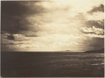 Molnig himmel, Medelhavet av Gustave Le Gray