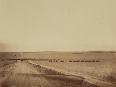 Manövrar, Chalons Camp av Gustave Le Gray