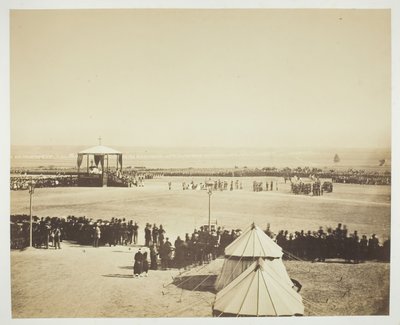 Mässa, Camp de Chalons, 1857. av Gustave Le Gray