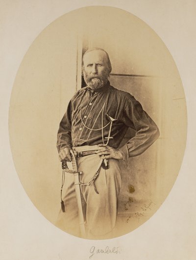 Porträtt av Giuseppe Garibaldi av Gustave Le Gray