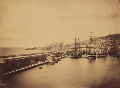 [Fartyg i hamnen, Sete] av Gustave Le Gray