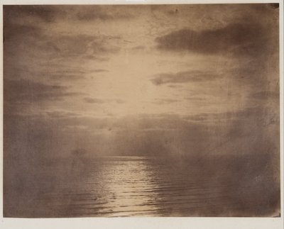 Solens inverkan på molnen--Ocean av Gustave Le Gray