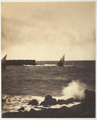 The Breaking Wave, 1857. av Gustave Le Gray