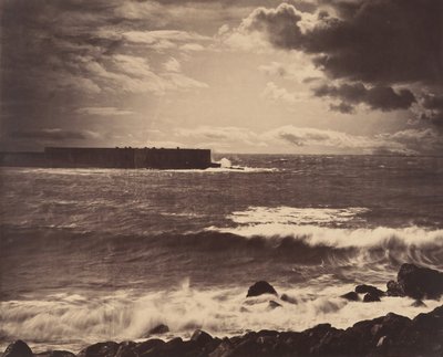 [Den stora vågen, Sète], 1857. av Gustave Le Gray