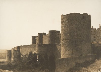 Vallarna i Carcassonne, 1851. av Gustave Le Gray