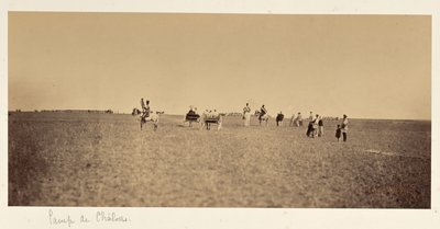 Besökare till Camp de Châlons av Gustave Le Gray