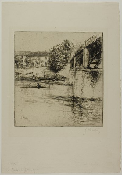 Bron vid Fournay, från sidan av Gustave Leheutre