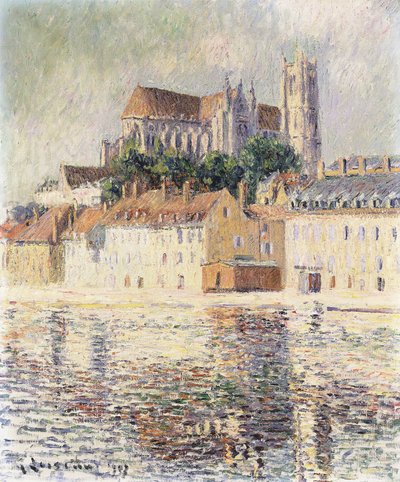 Auxerre katedral, av Gustave Loiseau